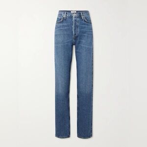 Agolde 90's Pinch Waist Long straight leg jeans in size 24